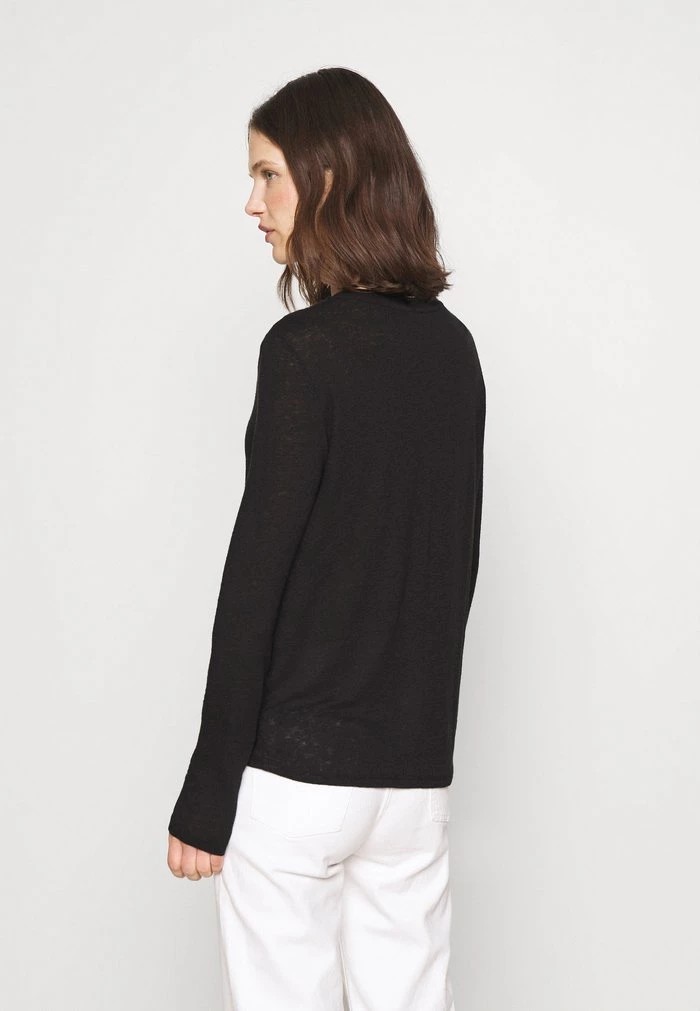 T-Shirt ANNA FIELD Anna Field Long Sleeved Top Noir Femme | AXF-4417928